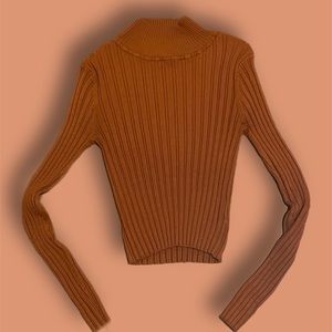 Pink Republic Women’s Clay Red Turtleneck | Size: Large | Color: Artisan Rust